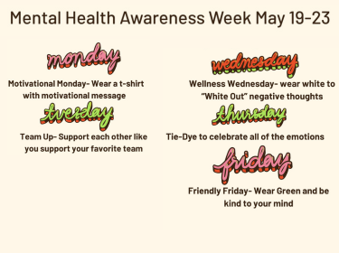  mental health week